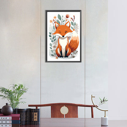 Fox - Full Round Drill Diamond Painting 30*45CM