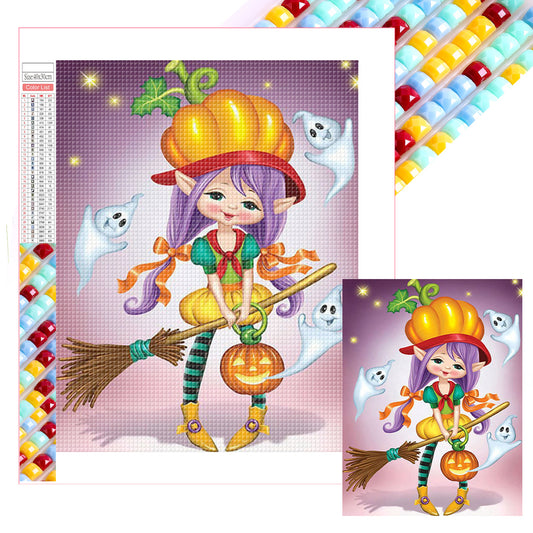 Trick Or Treat - Full Square Drill Diamond Painting 30*40CM