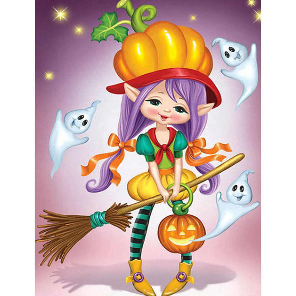 Trick Or Treat - Full Square Drill Diamond Painting 30*40CM