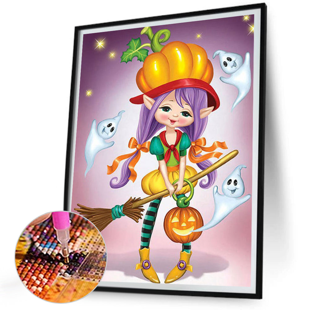 Trick Or Treat - Full Square Drill Diamond Painting 30*40CM