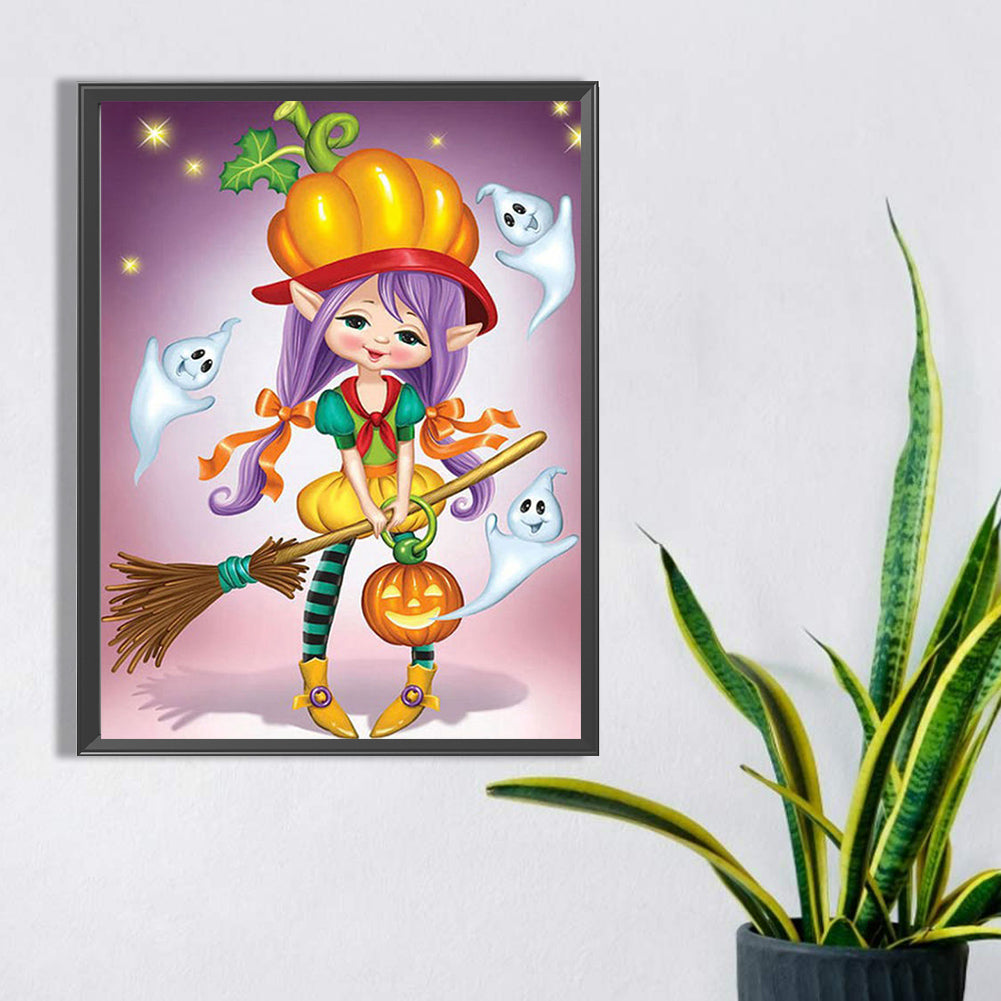 Trick Or Treat - Full Square Drill Diamond Painting 30*40CM