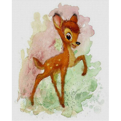 Deer - 11CT Stamped Cross Stitch 40*50CM