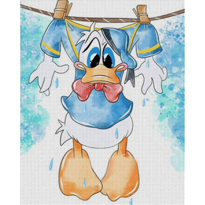 Donald Duck - 11CT Stamped Cross Stitch 40*50CM