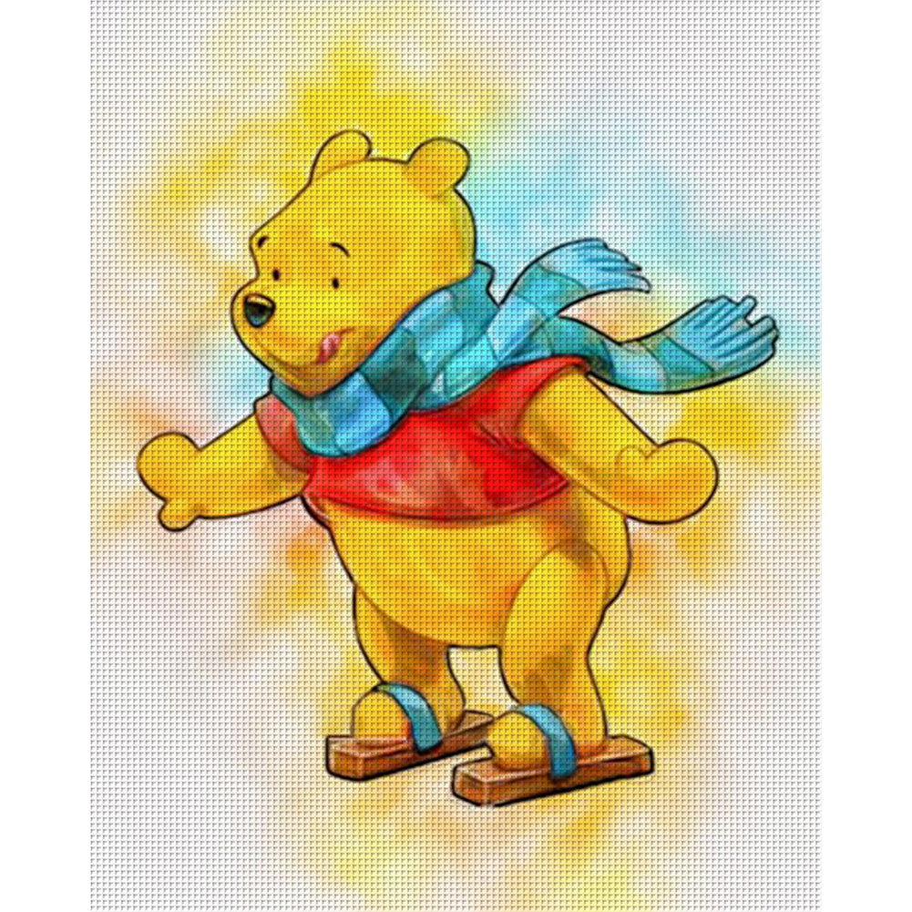 Winnie The Pooh - 11CT Stamped Cross Stitch 40*50CM