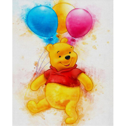 Winnie The Pooh - 11CT Stamped Cross Stitch 40*50CM