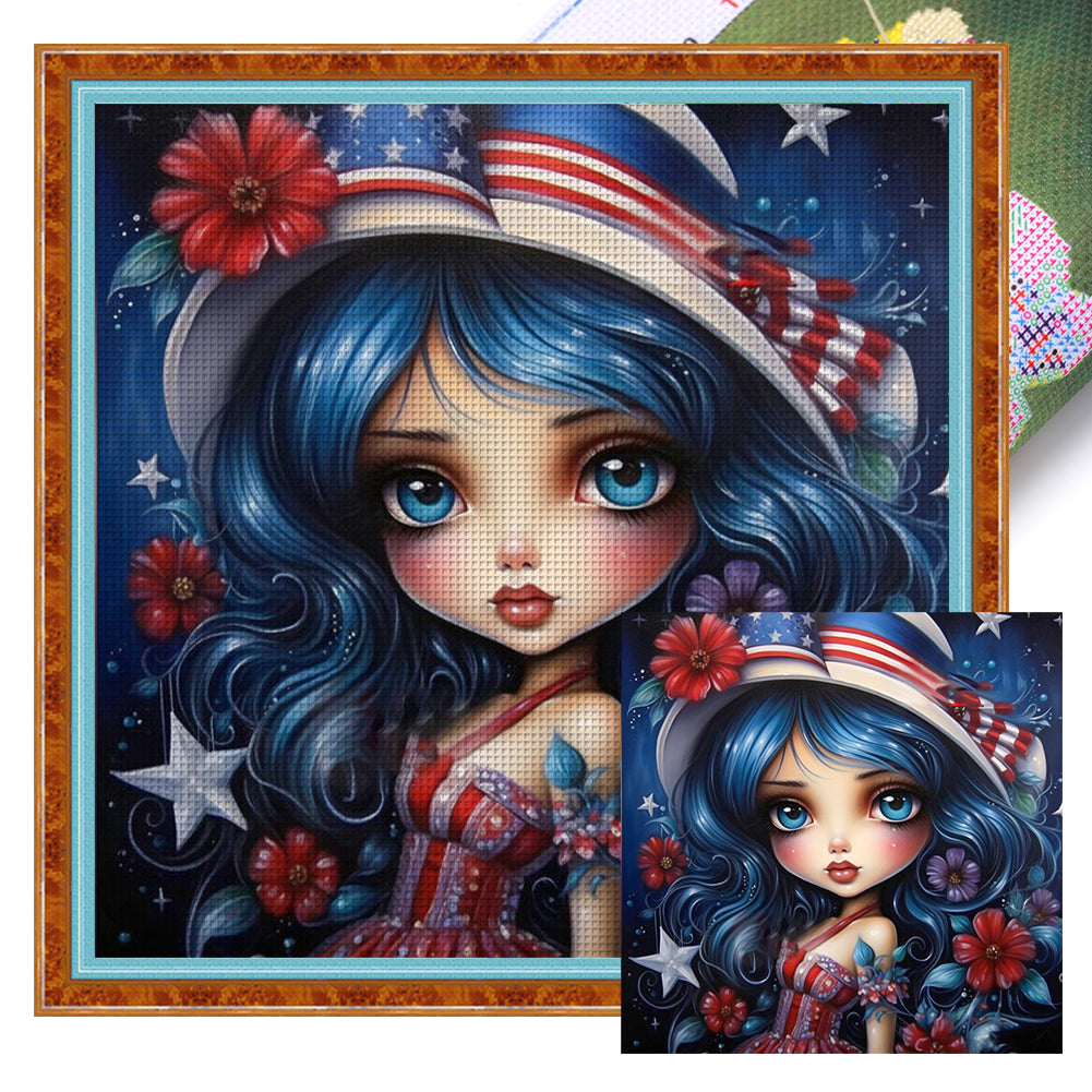 Witch - 11CT Stamped Cross Stitch 50*50CM