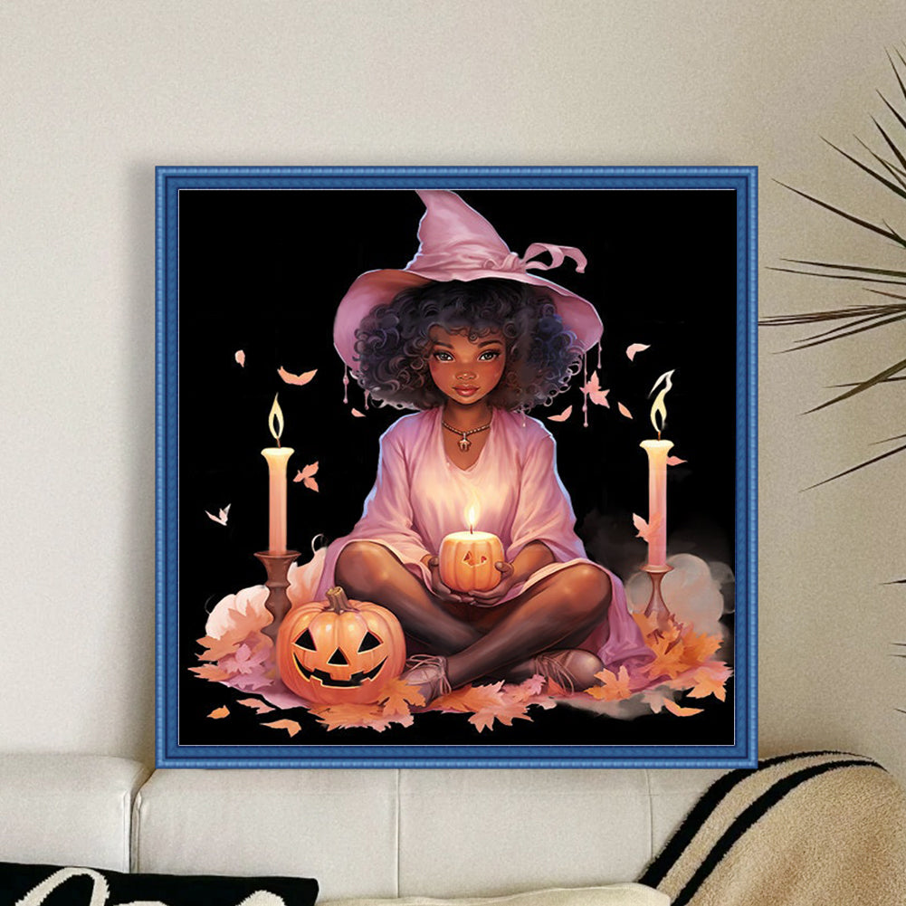 Witch - 11CT Stamped Cross Stitch 50*50CM