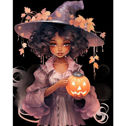 Witch - 11CT Stamped Cross Stitch 50*60CM