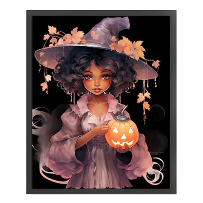 Witch - 11CT Stamped Cross Stitch 50*60CM