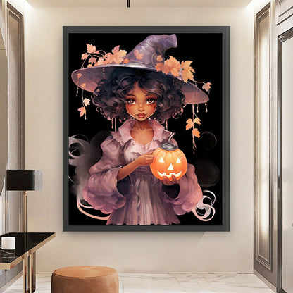 Witch - 11CT Stamped Cross Stitch 50*60CM