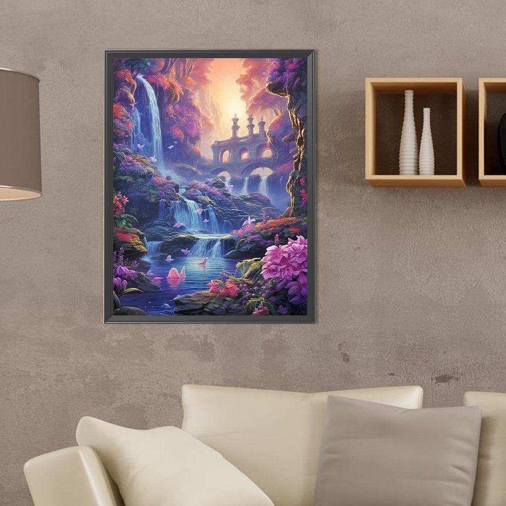 Walk Into Wonderland - Full Round Drill Diamond Painting 30*40CM