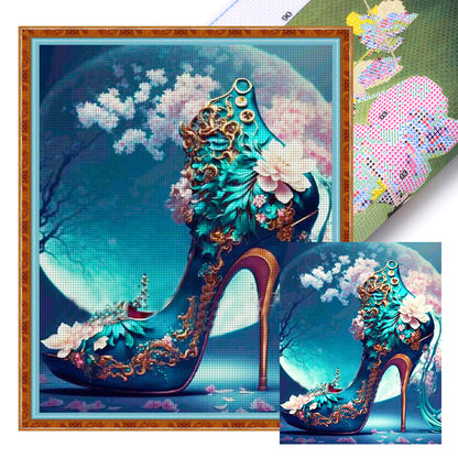 Fantasy High Heels - 11CT Stamped Cross Stitch 40*50CM