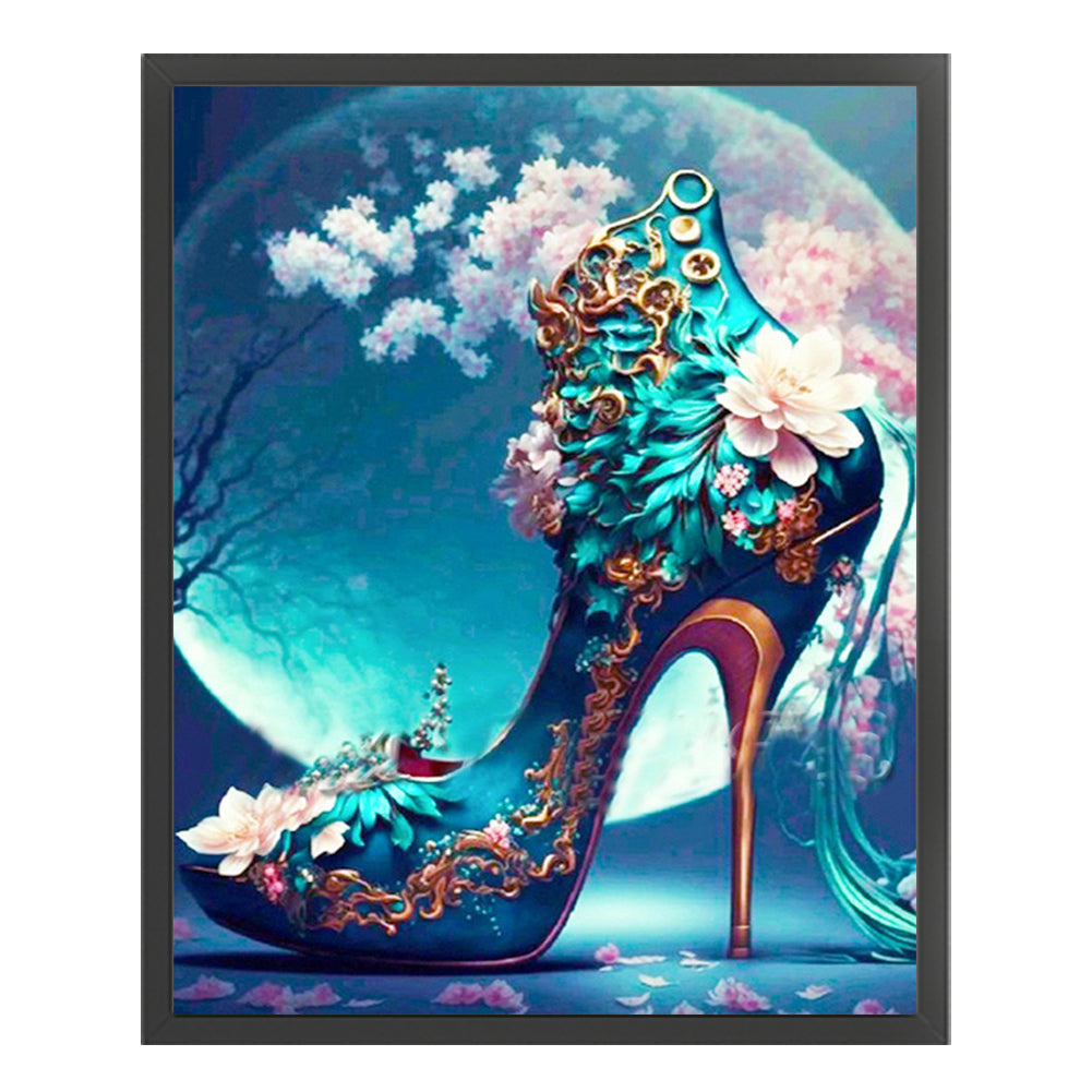 Fantasy High Heels - 11CT Stamped Cross Stitch 40*50CM