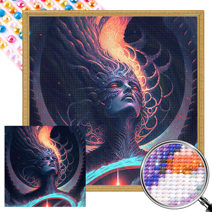 Obsidian Goddess - Full AB Dril Round Diamond Painting 40*40CM