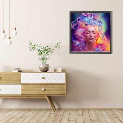 Rainbow Goddess - Full AB Dril Round Diamond Painting 40*40CM