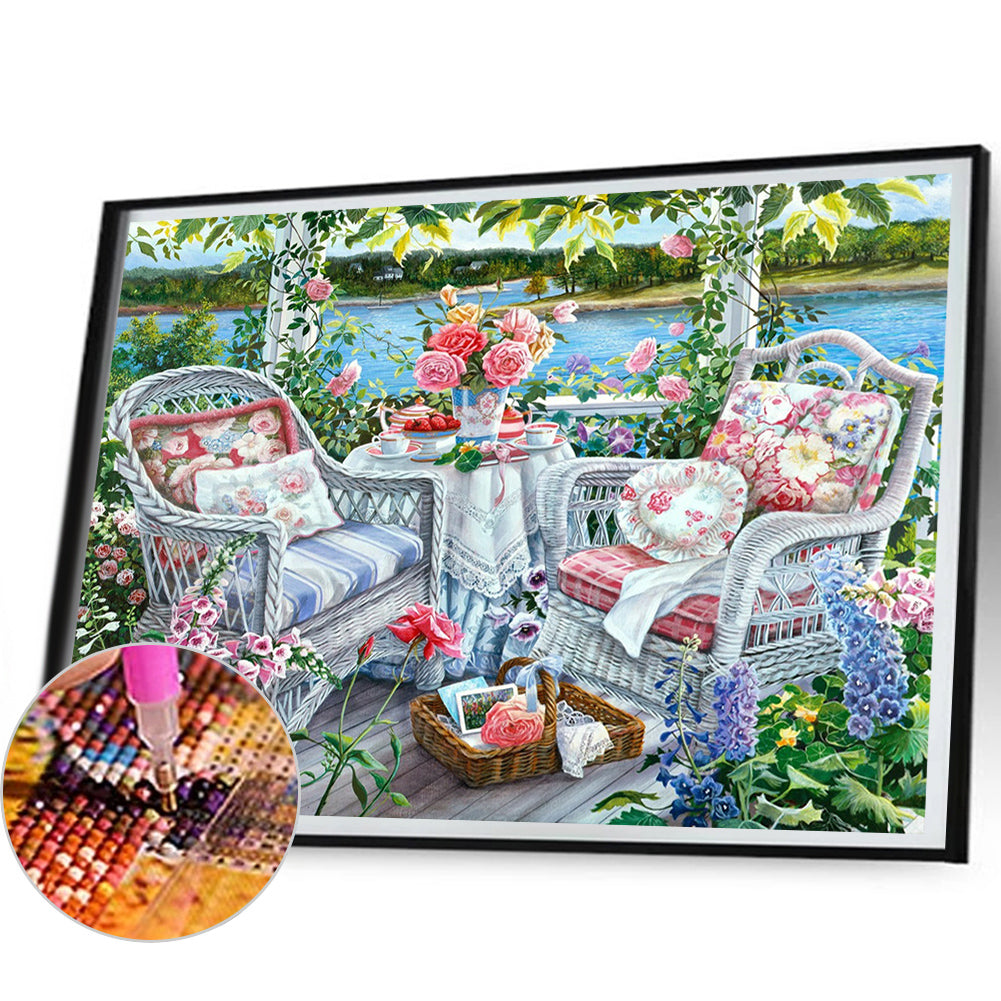 Country Lifestyle - Full AB Dril Round Diamond Painting 50*40CM