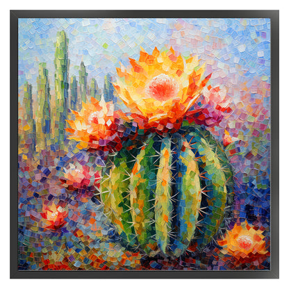 Cactus - 11CT Stamped Cross Stitch 50*50CM