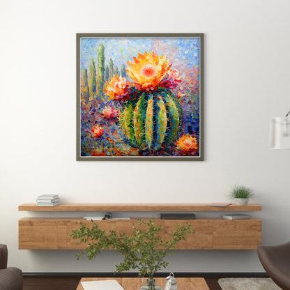 Cactus - 11CT Stamped Cross Stitch 50*50CM