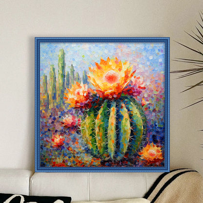 Cactus - 11CT Stamped Cross Stitch 50*50CM