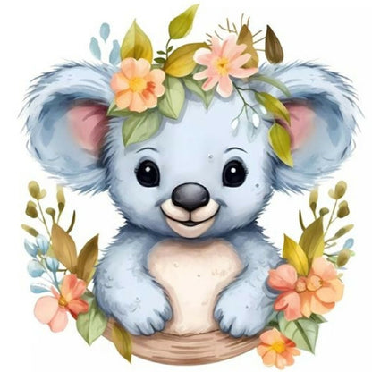 Baby Koala - Full Round Drill Diamond Painting 30*30CM