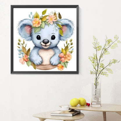 Baby Koala - Full Round Drill Diamond Painting 30*30CM