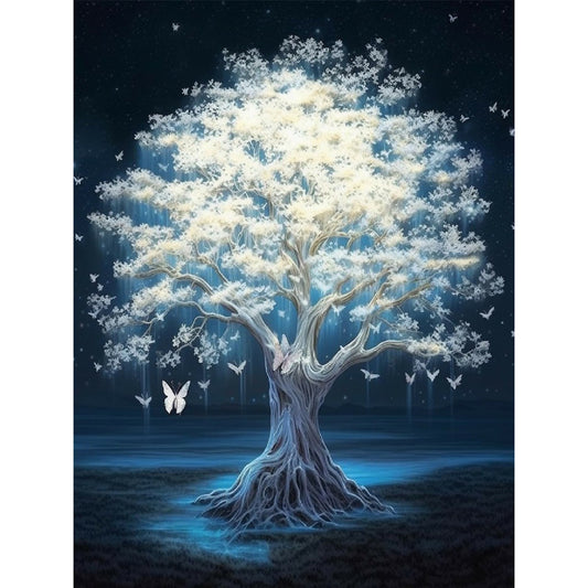 Glowing Tree - Full Round Drill Diamond Painting 30*40CM