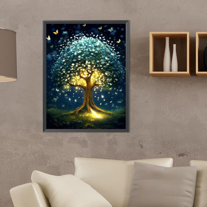 Glowing Tree - Full Round Drill Diamond Painting 30*40CM