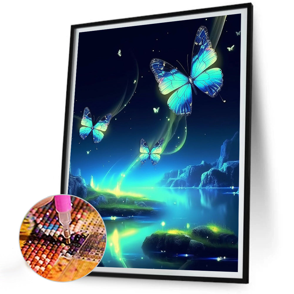 Aurora River - Full Round Drill Diamond Painting 30*40CM