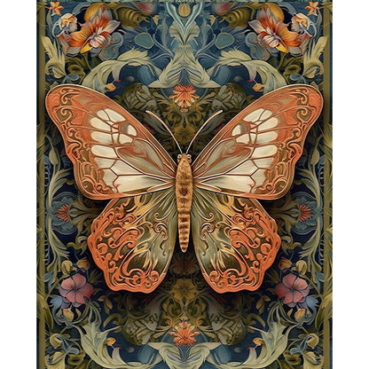 Butterfly - 11CT Stamped Cross Stitch 40*50CM