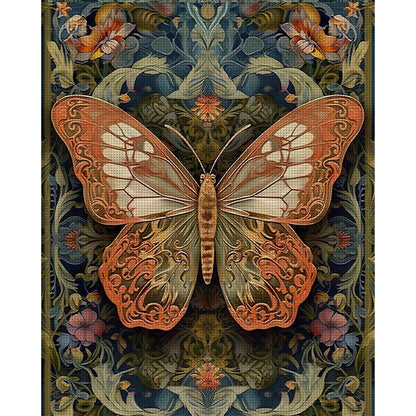 Butterfly - 11CT Stamped Cross Stitch 40*50CM