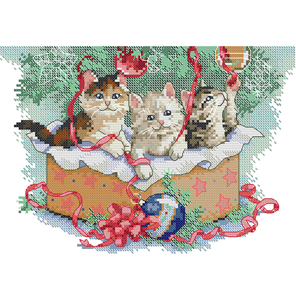 Play With Accessories - 14CT Stamped Cross Stitch 30*21CM£¨Joy Sunday£©