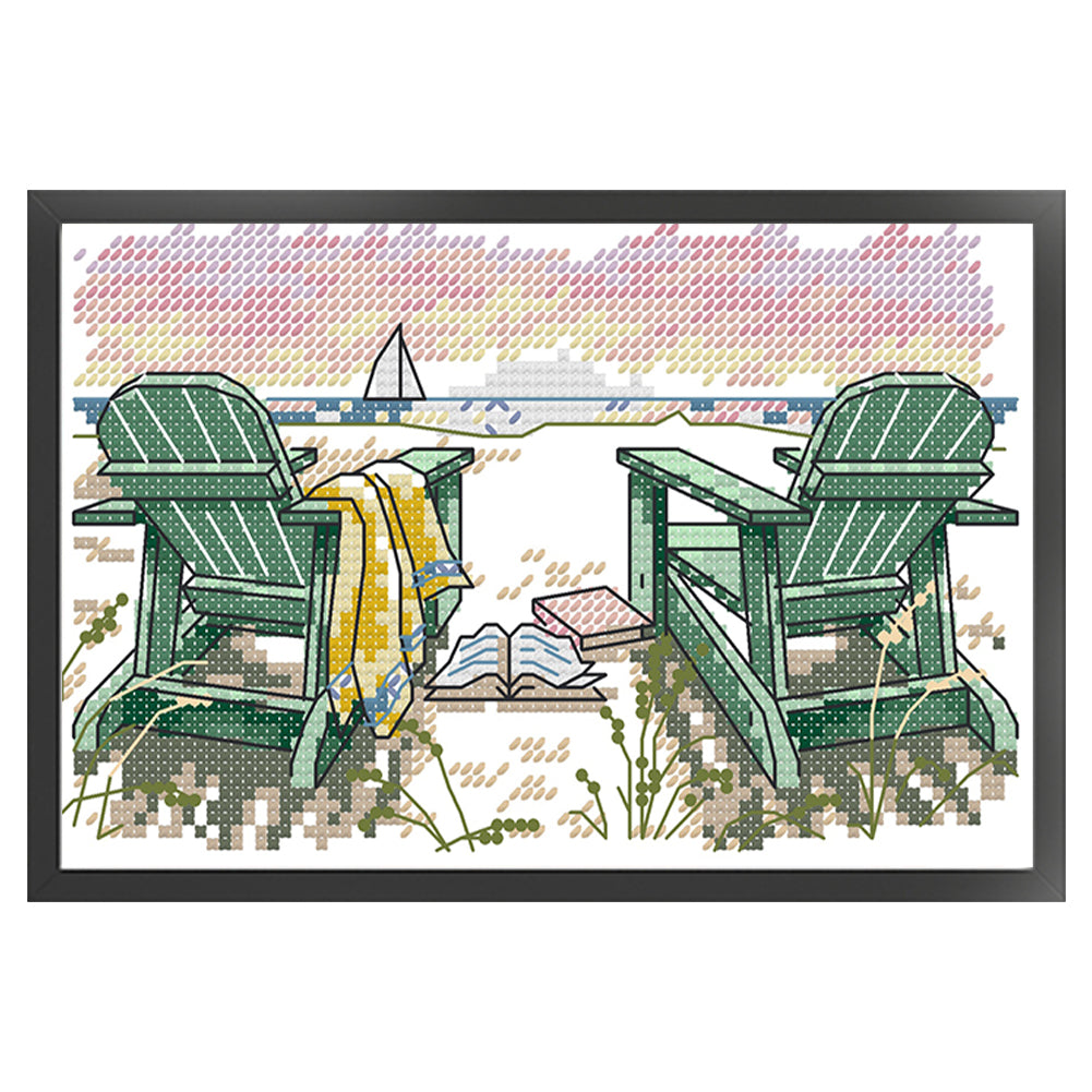 Take Time To Relax - 14CT Stamped Cross Stitch 19*14CM£¨Joy Sunday£©