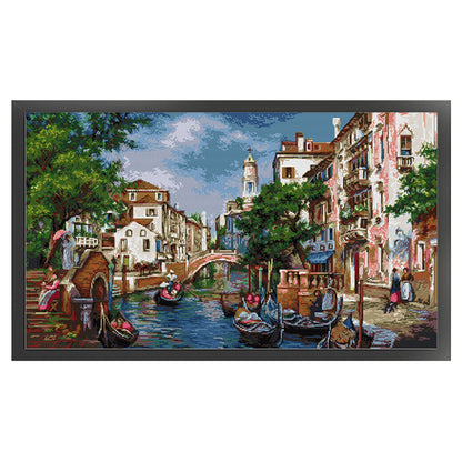 St. Paul Streets - 14CT Stamped Cross Stitch 79*50CM£¨Joy Sunday£©