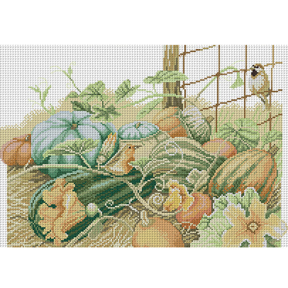 Pumpkin Five - 14CT Stamped Cross Stitch 45*33CM£¨Joy Sunday£©