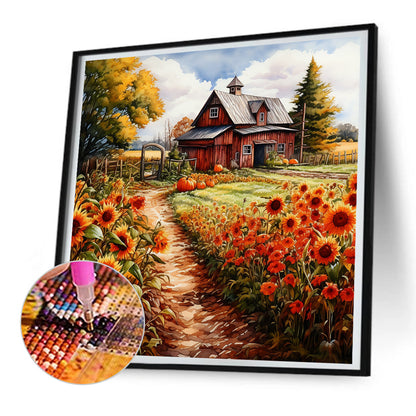 Harvest Farm - Full Round Drill Diamond Painting 30*30CM