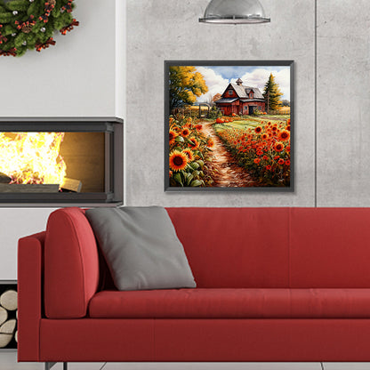 Harvest Farm - Full Round Drill Diamond Painting 30*30CM