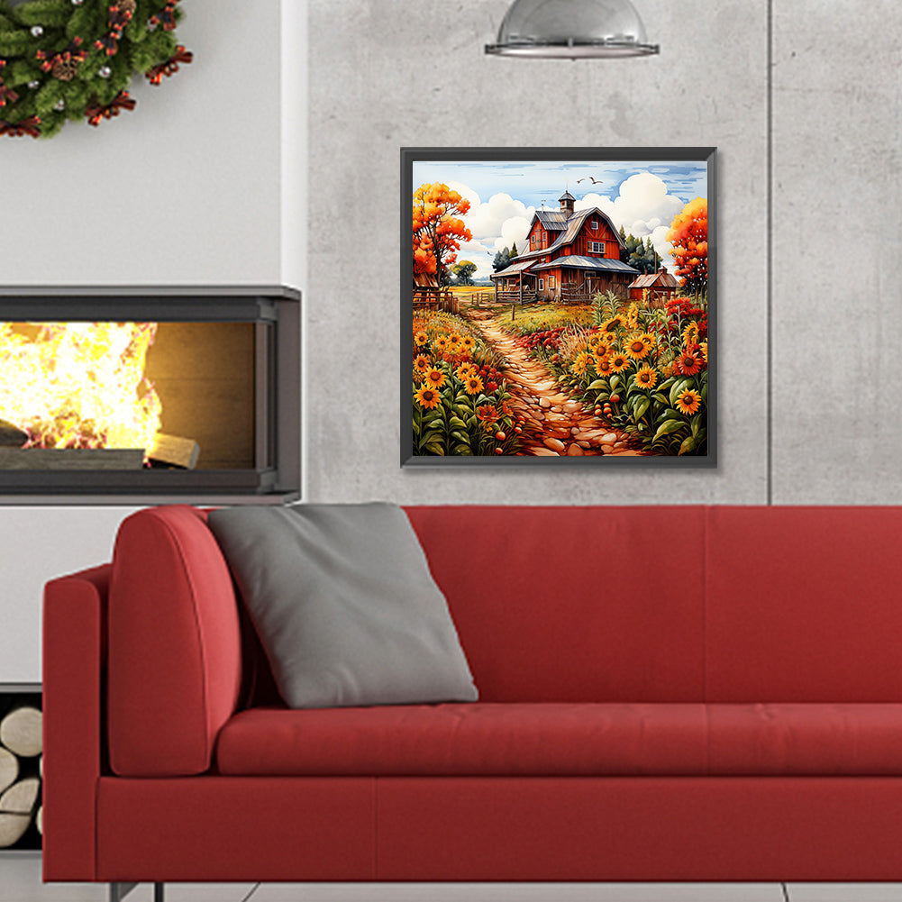 Harvest Farm - Full Round Drill Diamond Painting 30*30CM