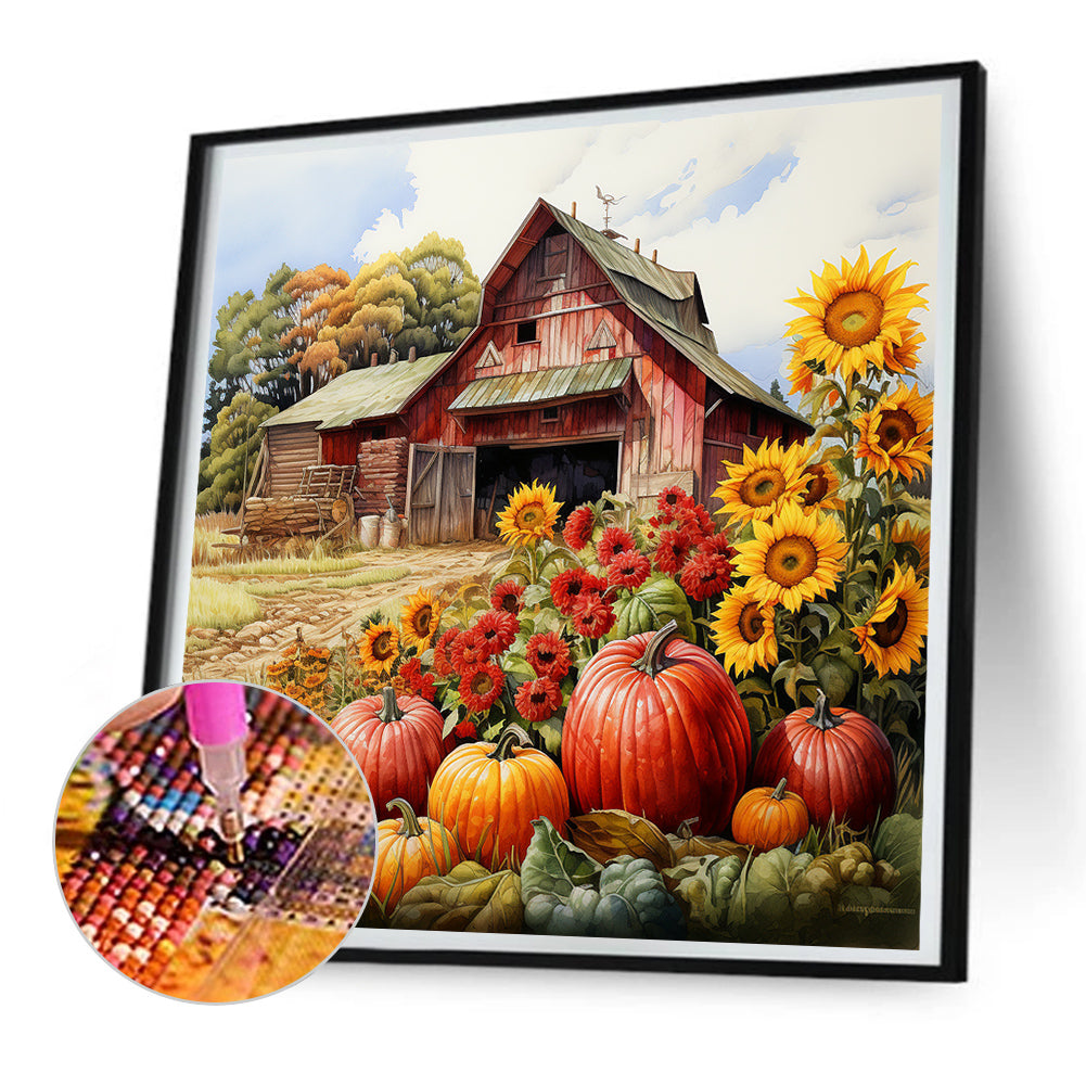 Harvest Farm - Full Round Drill Diamond Painting 30*30CM