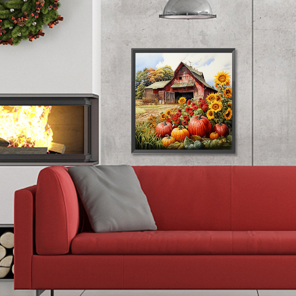 Harvest Farm - Full Round Drill Diamond Painting 30*30CM