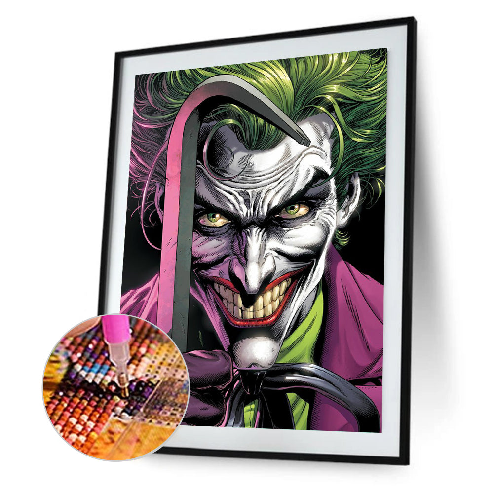 Gotham Clown - Full Round Drill Diamond Painting 30*40CM