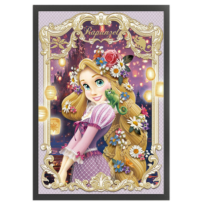 Long Hair Princess - 11CT Stamped Cross Stitch 40*58CM