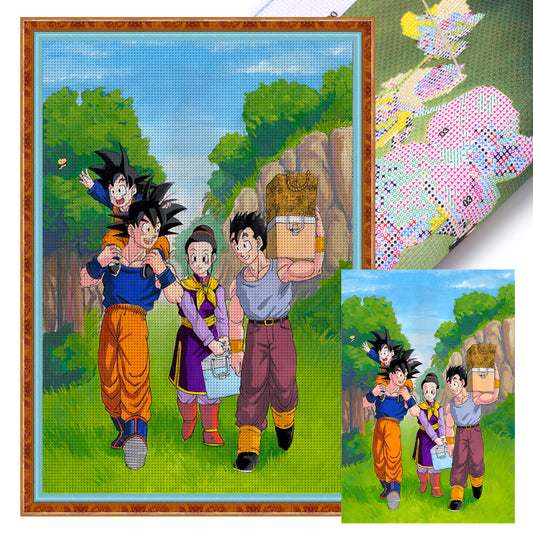 Dragon Ball - 11CT Stamped Cross Stitch 50*70CM