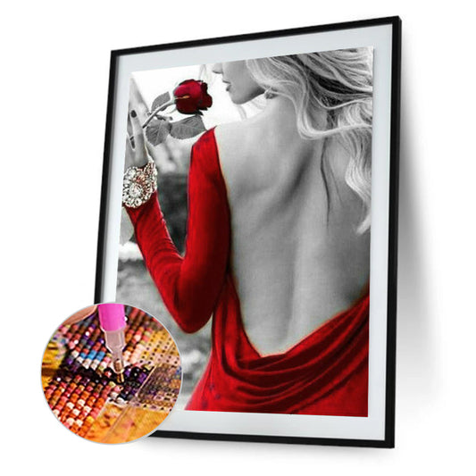 La Vie En Rose - Full Round Drill Diamond Painting 30*40CM