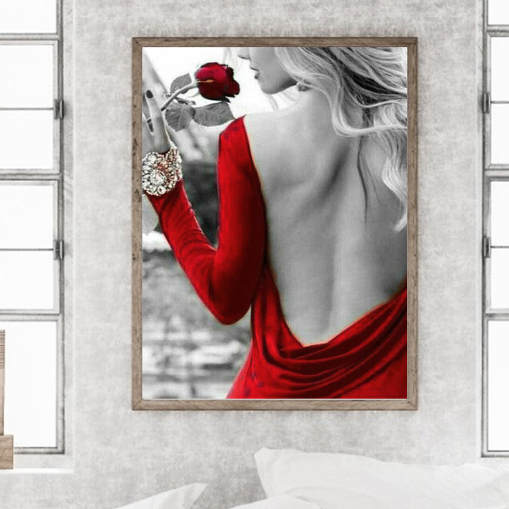 La Vie En Rose - Full Round Drill Diamond Painting 30*40CM