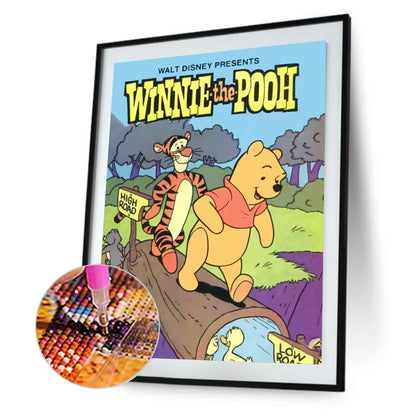 Winnie The Pooh - Full Round Drill Diamond Painting 30*40CM
