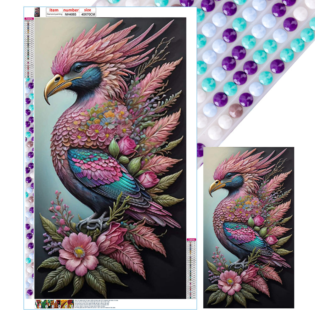Flowers And Birds - Full Round Drill Diamond Painting 40*70CM