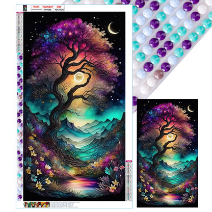 Life Tree - Full Round Drill Diamond Painting 40*70CM