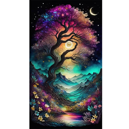 Life Tree - Full Round Drill Diamond Painting 40*70CM