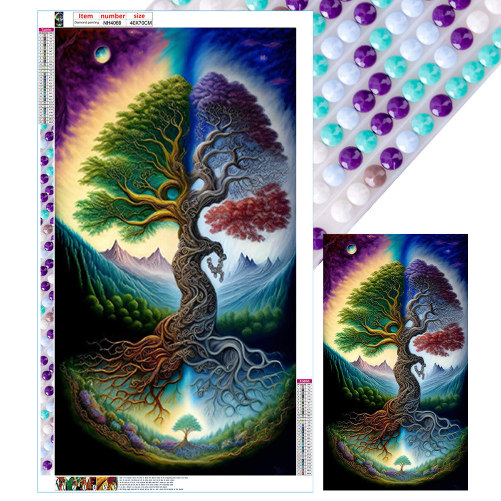 Life Tree - Full Round Drill Diamond Painting 40*70CM