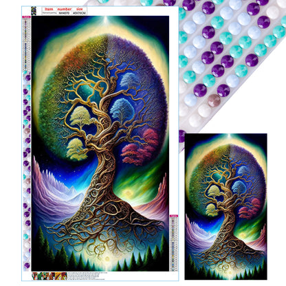 Life Tree - Full Round Drill Diamond Painting 40*70CM